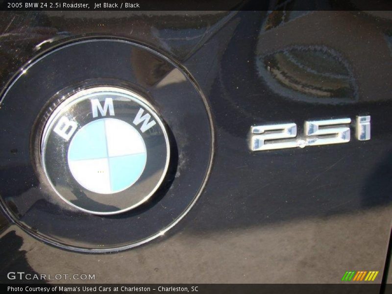 Jet Black / Black 2005 BMW Z4 2.5i Roadster