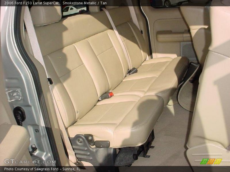 Smokestone Metallic / Tan 2006 Ford F150 Lariat SuperCab