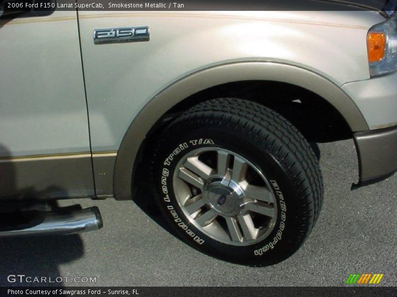 Smokestone Metallic / Tan 2006 Ford F150 Lariat SuperCab