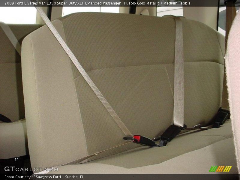 Pueblo Gold Metallic / Medium Pebble 2009 Ford E Series Van E350 Super Duty XLT Extended Passenger