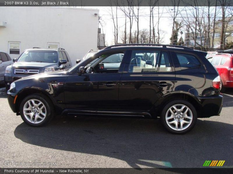 Jet Black / Black 2007 BMW X3 3.0si