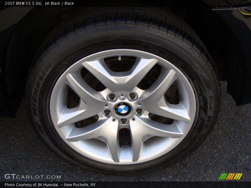 Jet Black / Black 2007 BMW X3 3.0si