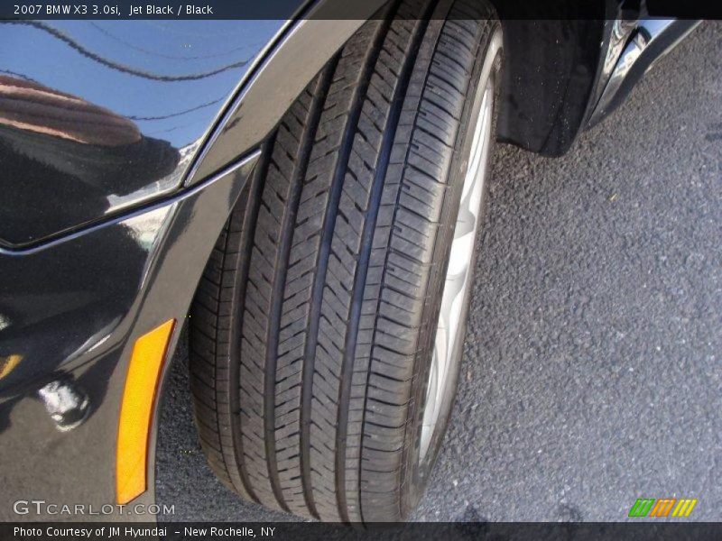 Jet Black / Black 2007 BMW X3 3.0si