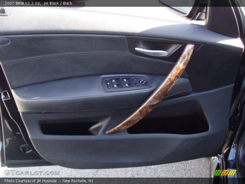 Jet Black / Black 2007 BMW X3 3.0si