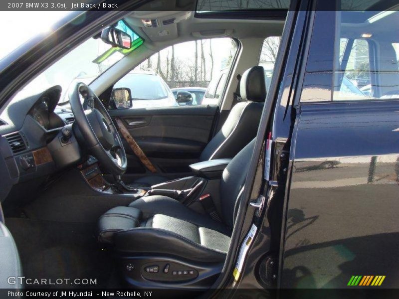 Jet Black / Black 2007 BMW X3 3.0si