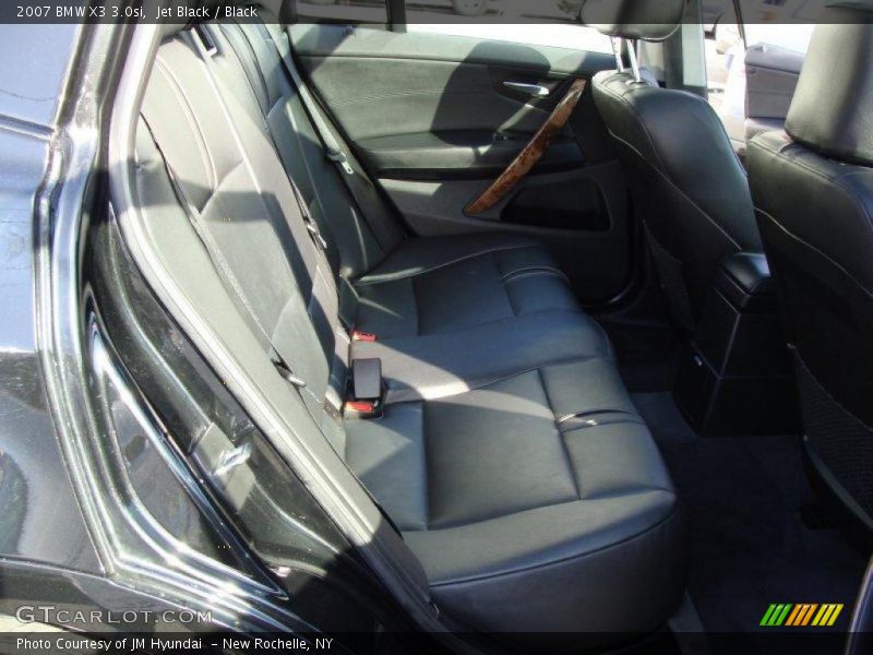 Jet Black / Black 2007 BMW X3 3.0si
