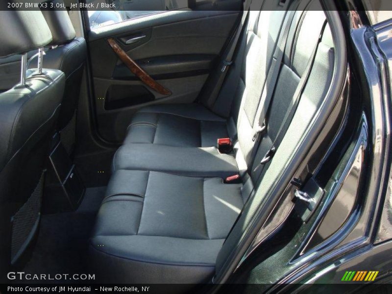 Jet Black / Black 2007 BMW X3 3.0si
