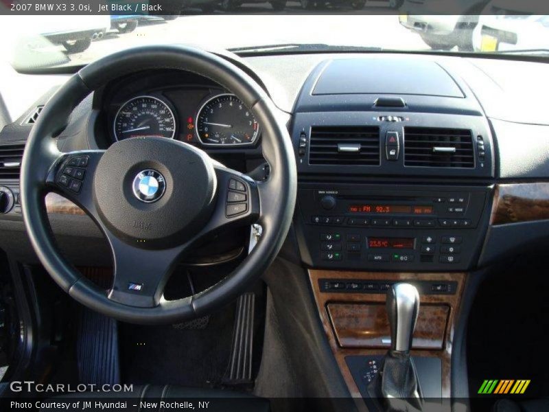 Jet Black / Black 2007 BMW X3 3.0si