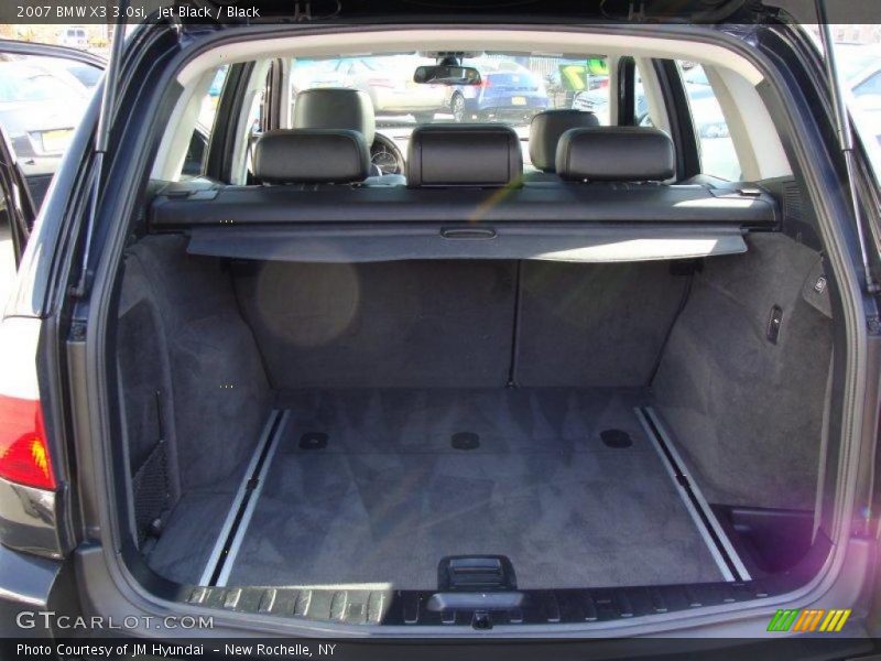 Jet Black / Black 2007 BMW X3 3.0si