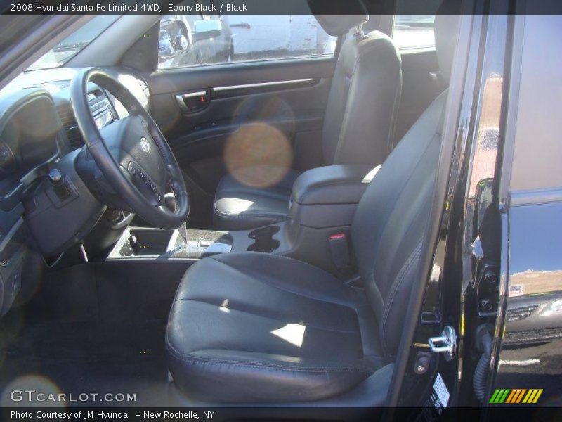 Ebony Black / Black 2008 Hyundai Santa Fe Limited 4WD