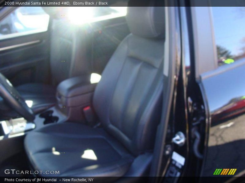 Ebony Black / Black 2008 Hyundai Santa Fe Limited 4WD