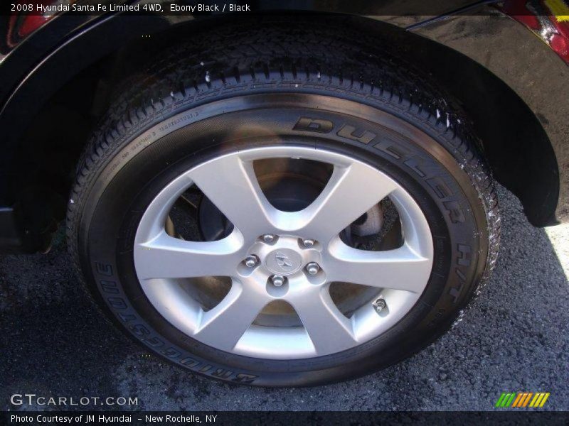 Ebony Black / Black 2008 Hyundai Santa Fe Limited 4WD