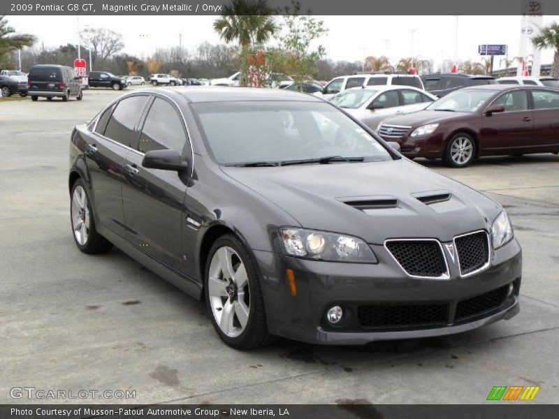 Magnetic Gray Metallic / Onyx 2009 Pontiac G8 GT