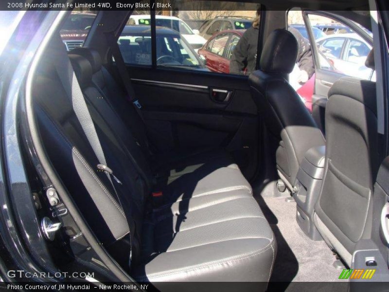 Ebony Black / Black 2008 Hyundai Santa Fe Limited 4WD