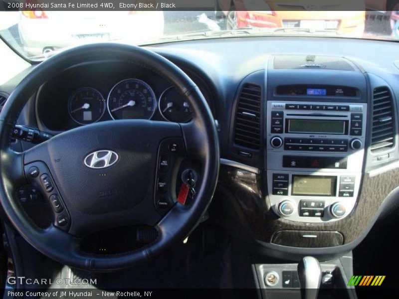 Ebony Black / Black 2008 Hyundai Santa Fe Limited 4WD