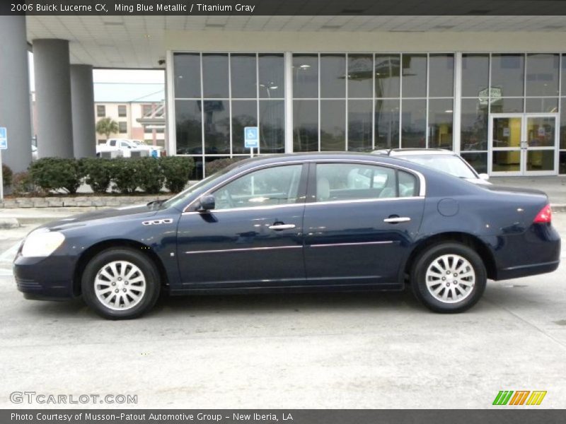 Ming Blue Metallic / Titanium Gray 2006 Buick Lucerne CX