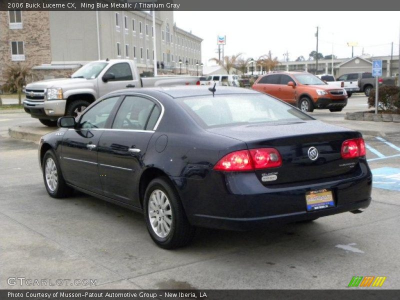 Ming Blue Metallic / Titanium Gray 2006 Buick Lucerne CX