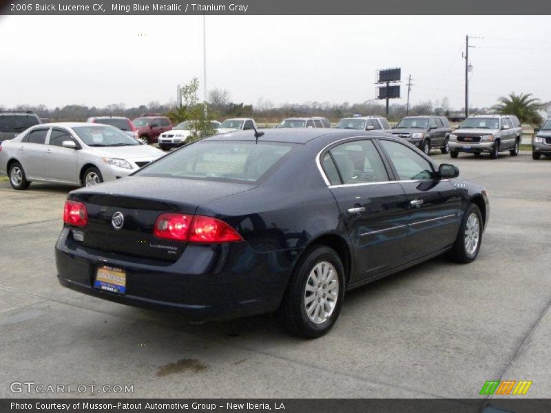 Ming Blue Metallic / Titanium Gray 2006 Buick Lucerne CX