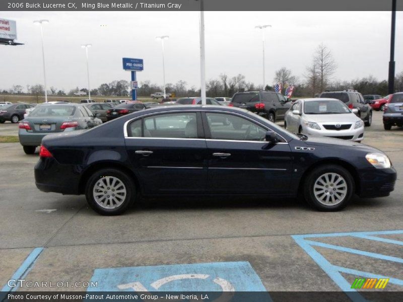 Ming Blue Metallic / Titanium Gray 2006 Buick Lucerne CX