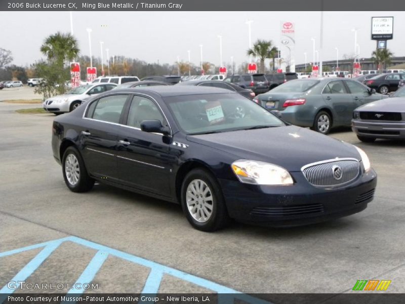 Ming Blue Metallic / Titanium Gray 2006 Buick Lucerne CX