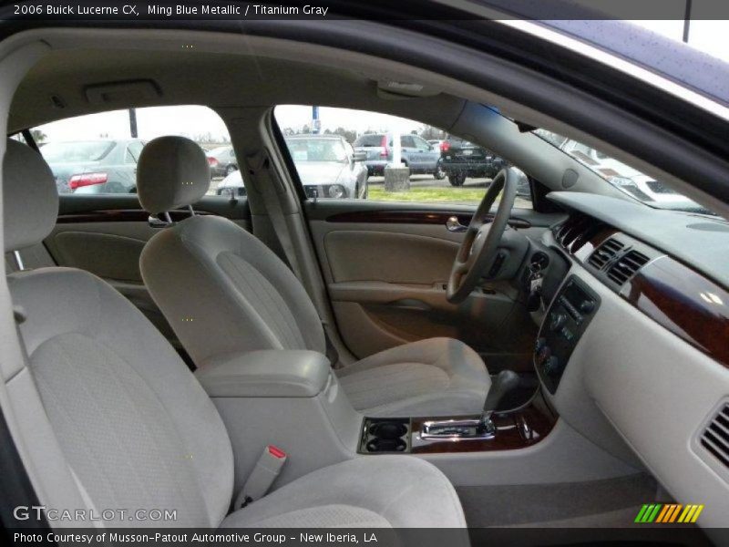Ming Blue Metallic / Titanium Gray 2006 Buick Lucerne CX