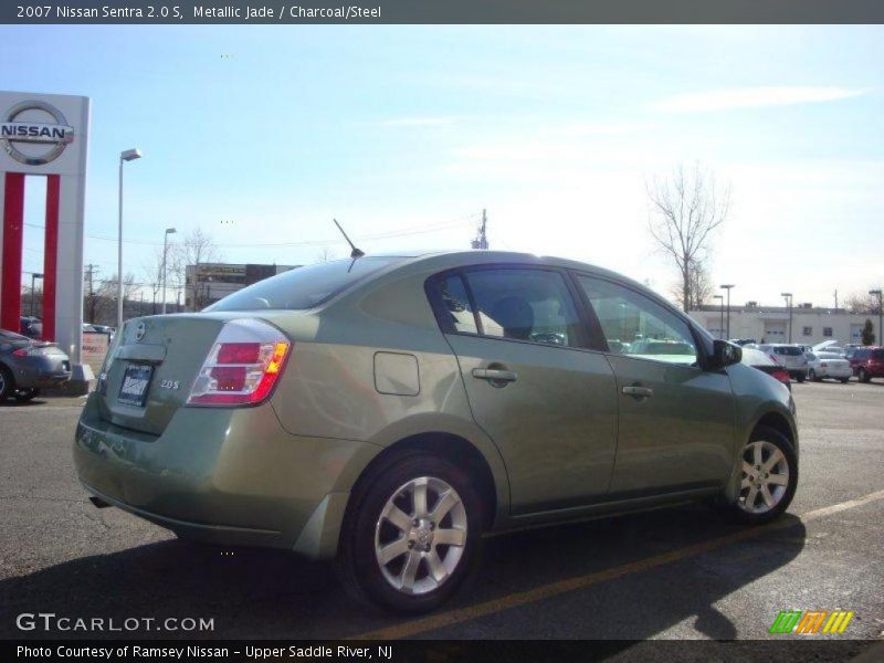 Metallic Jade / Charcoal/Steel 2007 Nissan Sentra 2.0 S