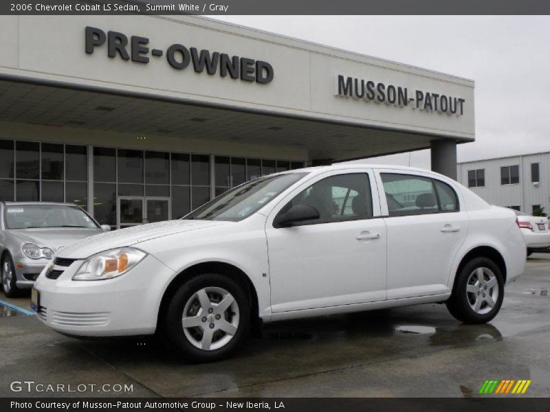 Summit White / Gray 2006 Chevrolet Cobalt LS Sedan