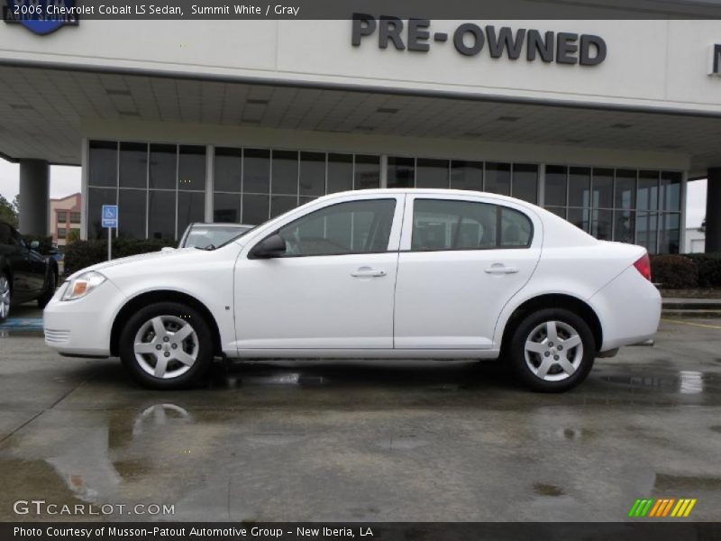 Summit White / Gray 2006 Chevrolet Cobalt LS Sedan