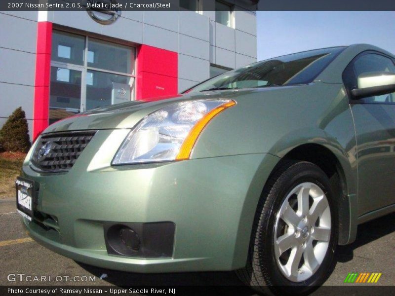 Metallic Jade / Charcoal/Steel 2007 Nissan Sentra 2.0 S