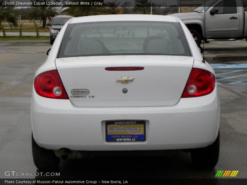 Summit White / Gray 2006 Chevrolet Cobalt LS Sedan