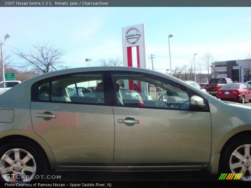 Metallic Jade / Charcoal/Steel 2007 Nissan Sentra 2.0 S