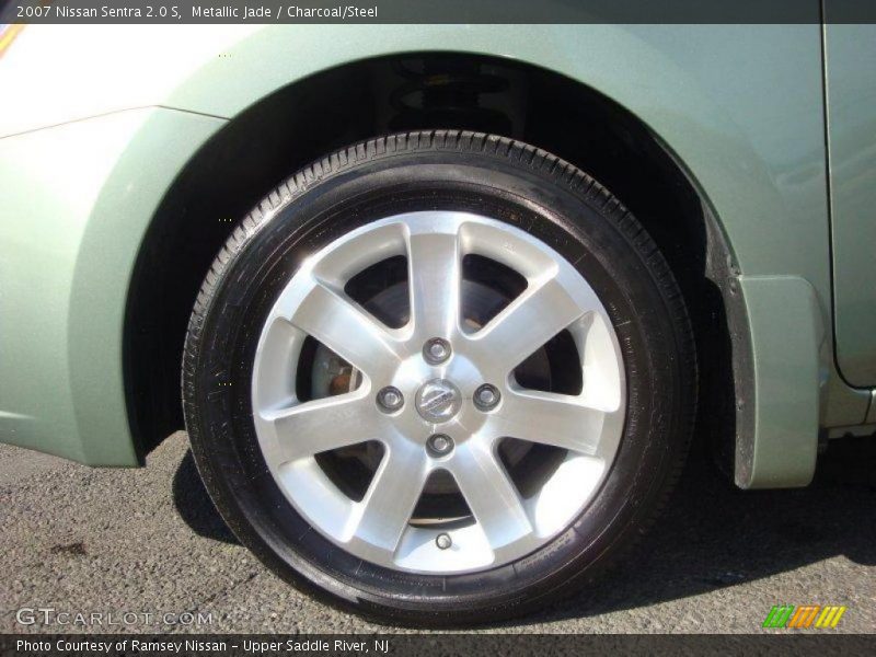 Metallic Jade / Charcoal/Steel 2007 Nissan Sentra 2.0 S