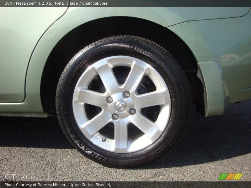 Metallic Jade / Charcoal/Steel 2007 Nissan Sentra 2.0 S