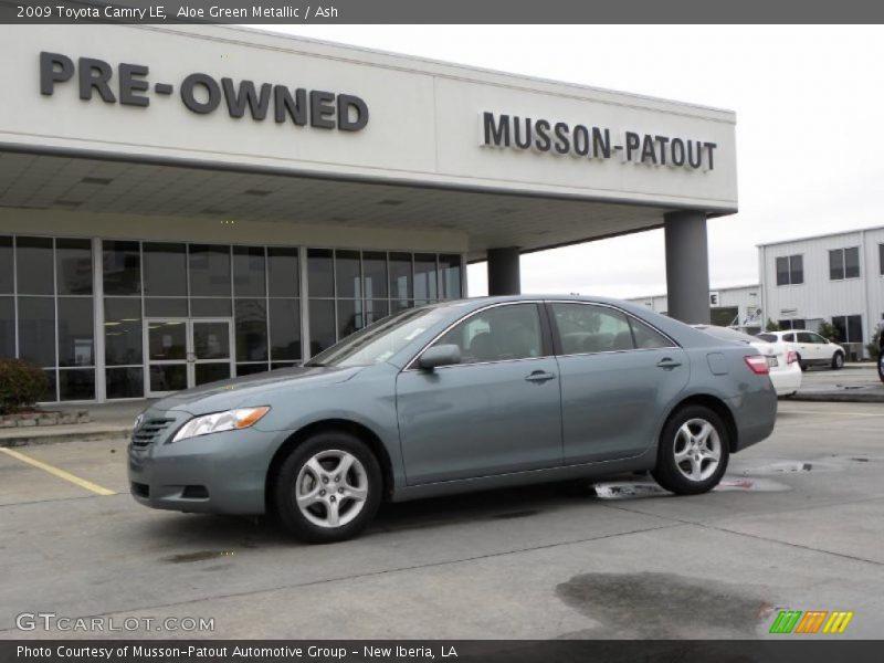 Aloe Green Metallic / Ash 2009 Toyota Camry LE
