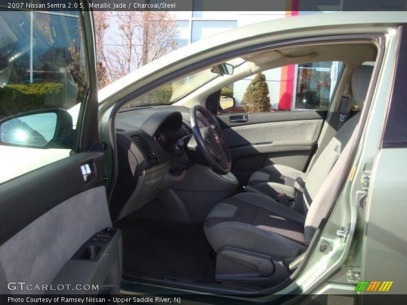 Metallic Jade / Charcoal/Steel 2007 Nissan Sentra 2.0 S