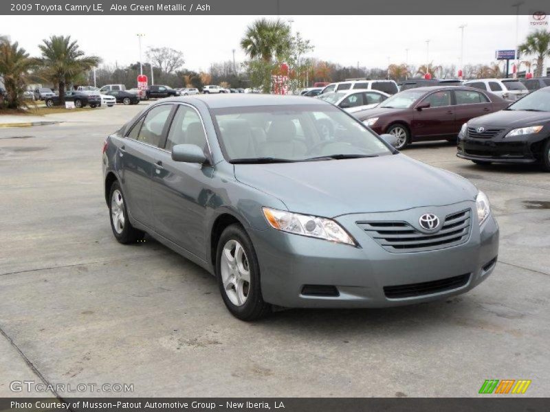 Aloe Green Metallic / Ash 2009 Toyota Camry LE