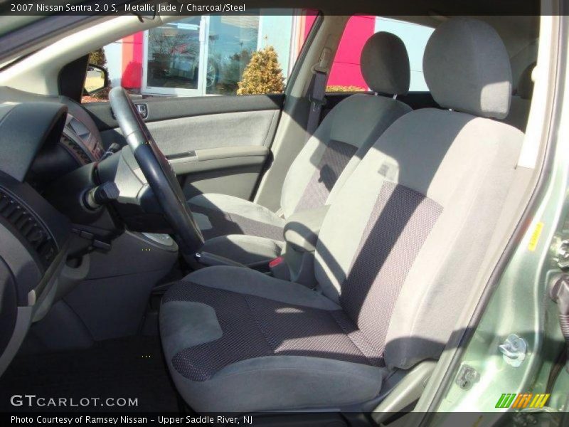 Metallic Jade / Charcoal/Steel 2007 Nissan Sentra 2.0 S