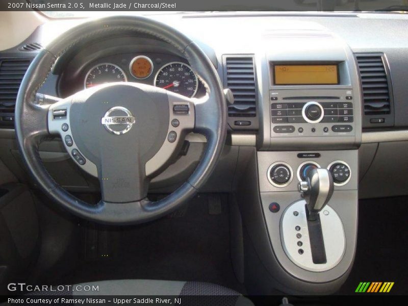Metallic Jade / Charcoal/Steel 2007 Nissan Sentra 2.0 S