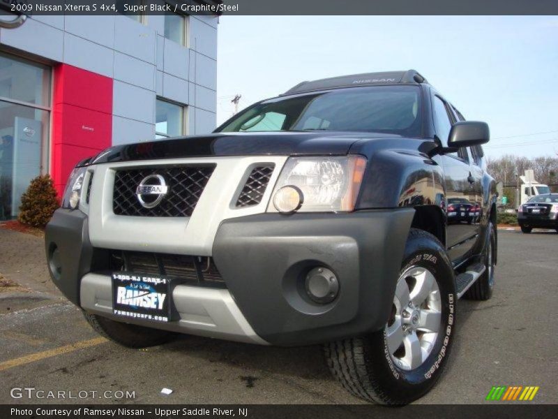 Super Black / Graphite/Steel 2009 Nissan Xterra S 4x4