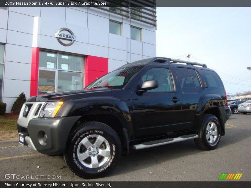 Super Black / Graphite/Steel 2009 Nissan Xterra S 4x4