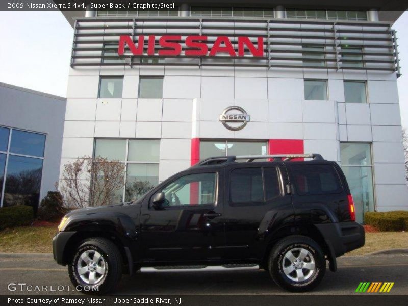 Super Black / Graphite/Steel 2009 Nissan Xterra S 4x4