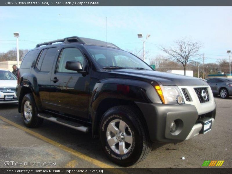 Super Black / Graphite/Steel 2009 Nissan Xterra S 4x4