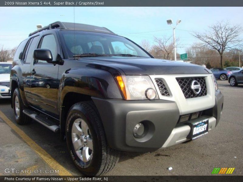 Super Black / Graphite/Steel 2009 Nissan Xterra S 4x4