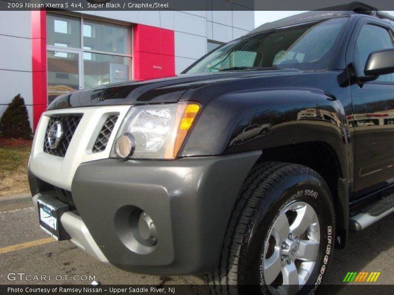 Super Black / Graphite/Steel 2009 Nissan Xterra S 4x4