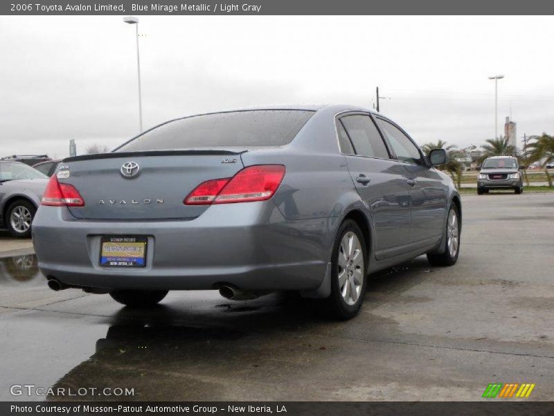 Blue Mirage Metallic / Light Gray 2006 Toyota Avalon Limited