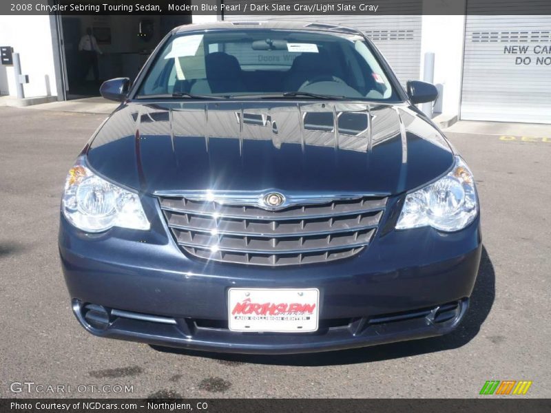 Modern Blue Pearl / Dark Slate Gray/Light Slate Gray 2008 Chrysler Sebring Touring Sedan