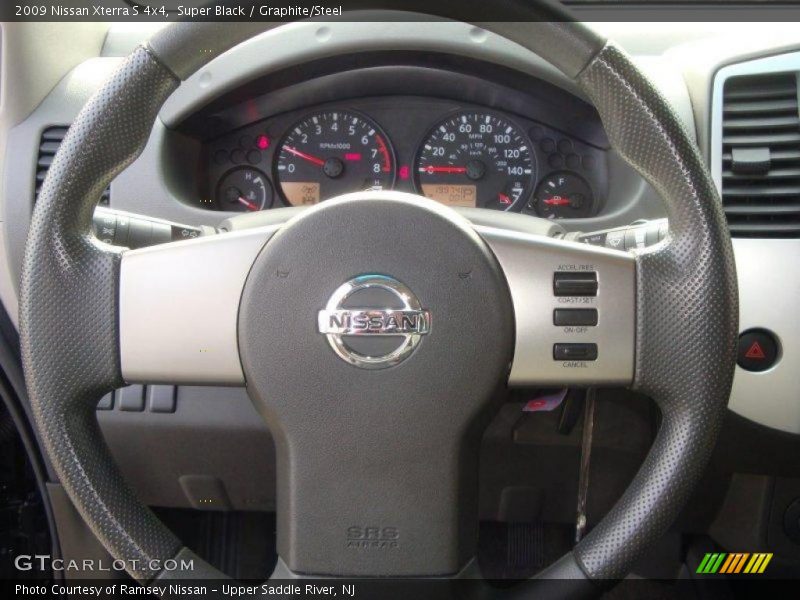 Super Black / Graphite/Steel 2009 Nissan Xterra S 4x4