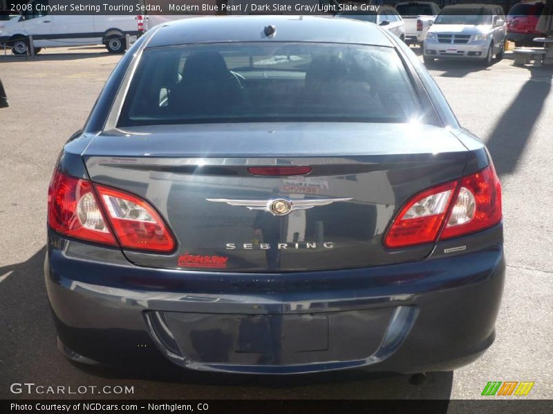 Modern Blue Pearl / Dark Slate Gray/Light Slate Gray 2008 Chrysler Sebring Touring Sedan