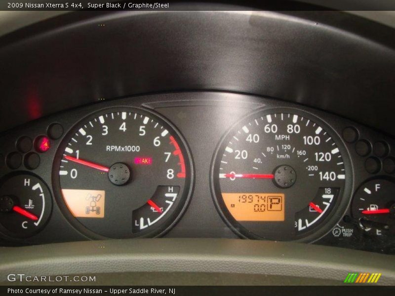 Super Black / Graphite/Steel 2009 Nissan Xterra S 4x4