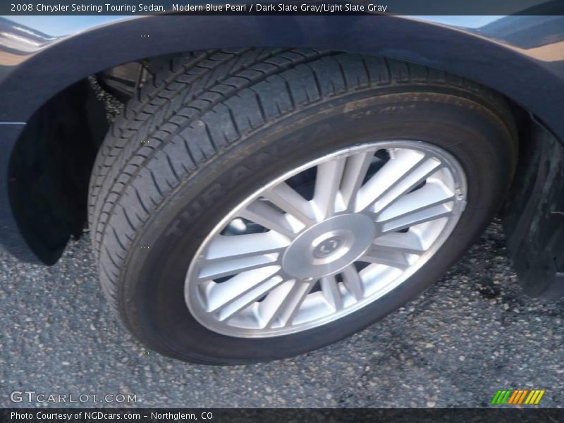 Modern Blue Pearl / Dark Slate Gray/Light Slate Gray 2008 Chrysler Sebring Touring Sedan